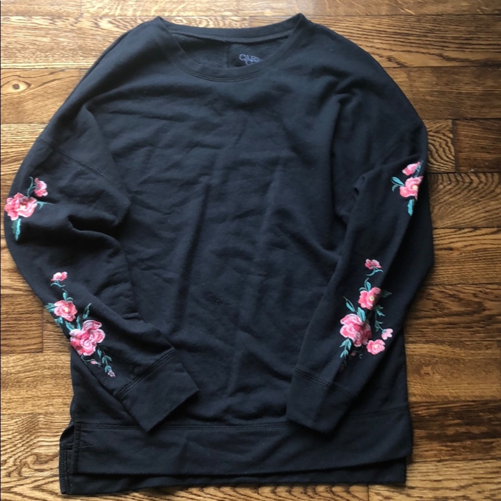 Flower Sweatshirt.